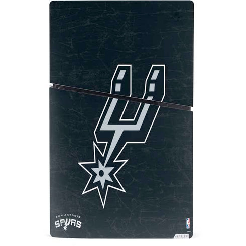 NBA San Antonio Spurs Secondary Logo PS5 Slim Digital Edition Bundle Skin