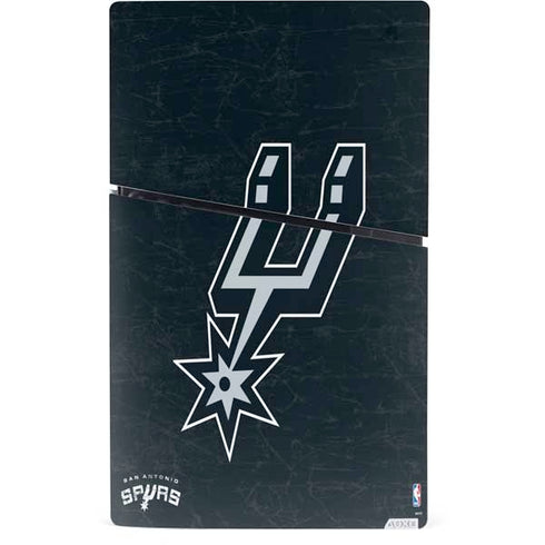 NBA San Antonio Spurs Secondary Logo PS5 Slim Digital Edition Console Skin
