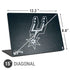 NBA San Antonio Spurs Secondary Logo Universal Laptop 15in (12.2 x 8.8in) Skin
