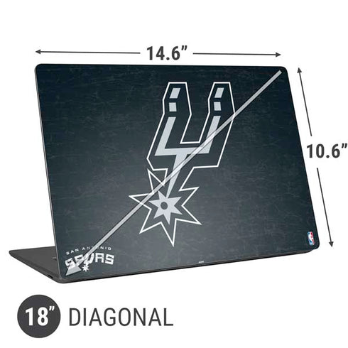 NBA San Antonio Spurs Secondary Logo Universal Laptop 18in (14.6 x 10.6in) Skin