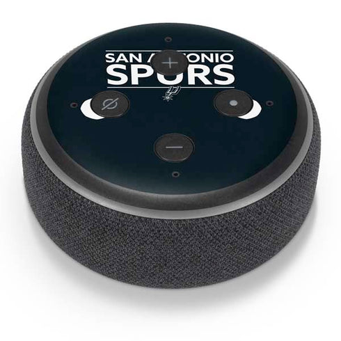 NBA San Antonio Spurs Standard - Black Amazon Echo Dot Skin