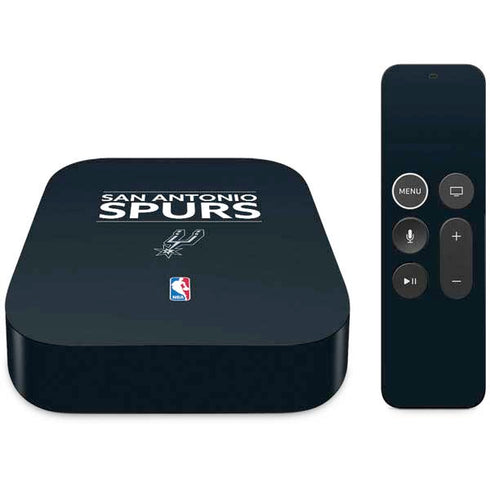NBA San Antonio Spurs Standard - Black Apple TV Skin