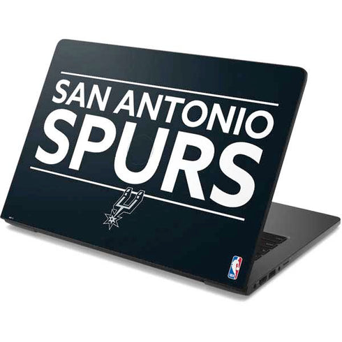 NBA San Antonio Spurs Standard - Black Dell Chromebook Skin