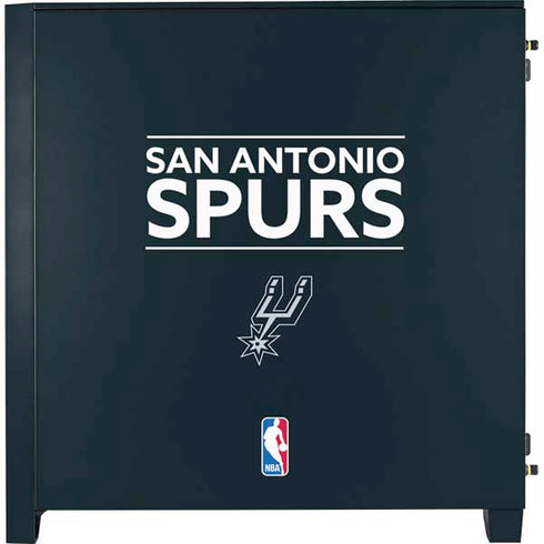 NBA San Antonio Spurs Standard - Black Corsair 4000D Tempered Glass Mid-Tower ATX Case Skin