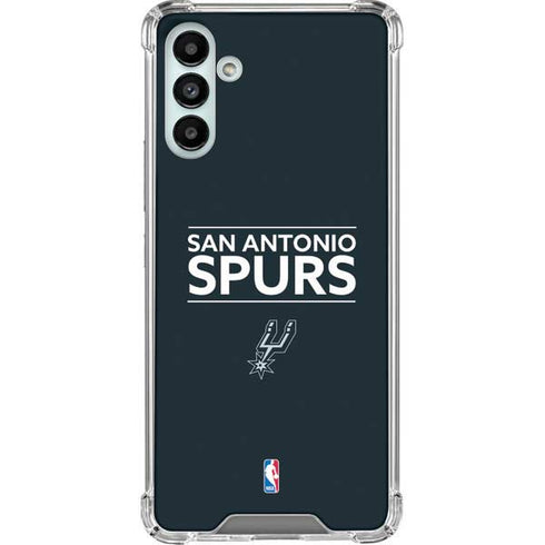 NBA San Antonio Spurs Standard - Black Galaxy A13 5G Clear Case