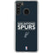 NBA San Antonio Spurs Standard - Black Galaxy A21 Clear Case