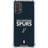 NBA San Antonio Spurs Standard - Black Galaxy A32 5G Clear Case