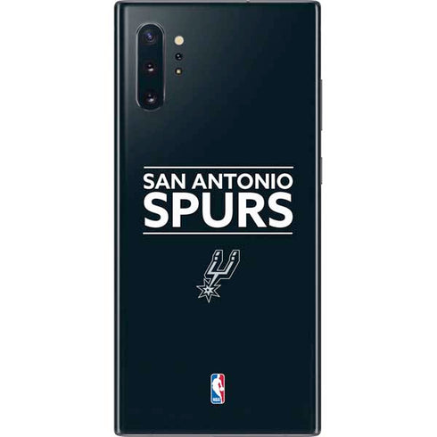 NBA San Antonio Spurs Standard - Black Galaxy Note 10 Plus Skin
