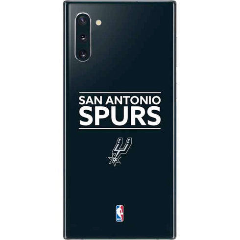NBA San Antonio Spurs Standard - Black Galaxy Note 10 Skin