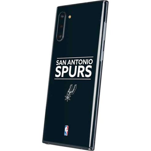 NBA San Antonio Spurs Standard - Black Galaxy Note 10 Skin