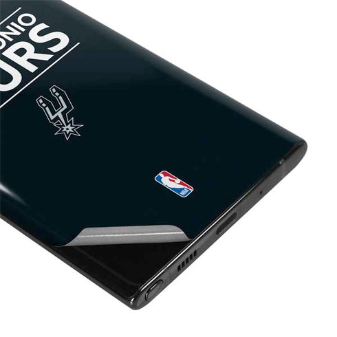 NBA San Antonio Spurs Standard - Black Galaxy Note 10 Skin