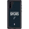 NBA San Antonio Spurs Standard - Black Galaxy Note 10 Waterproof Case