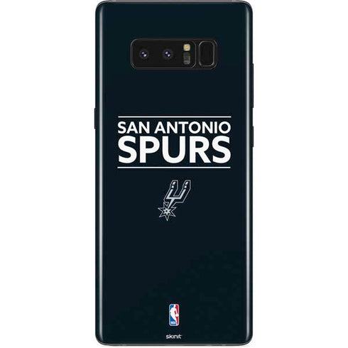 NBA San Antonio Spurs Standard - Black Galaxy Note 8 Skin