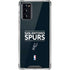 NBA San Antonio Spurs Standard - Black Galaxy Note20 5G Clear Case