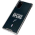 NBA San Antonio Spurs Standard - Black Galaxy Note20 5G Clear Case