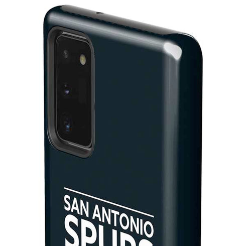 NBA San Antonio Spurs Standard - Black Galaxy Note20 5G Pro Case