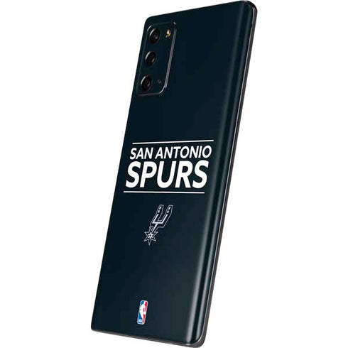 NBA San Antonio Spurs Standard - Black Galaxy Note20 5G Skin