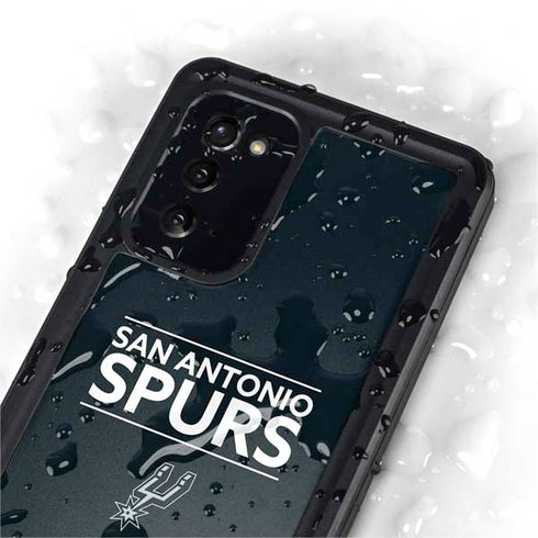 NBA San Antonio Spurs Standard - Black Galaxy Note20 5G Waterproof Case