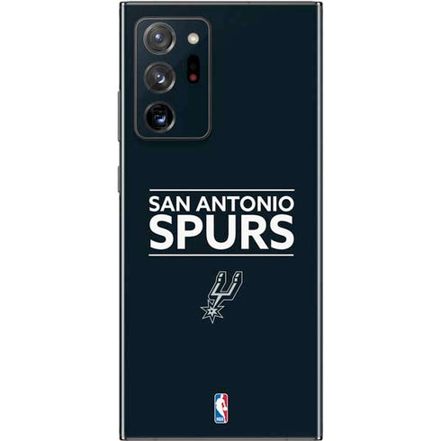 NBA San Antonio Spurs Standard - Black Galaxy Note20 Ultra 5G Skin