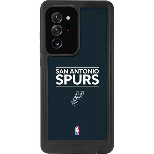 NBA San Antonio Spurs Standard - Black Galaxy Note20 Ultra 5G Waterproof Case