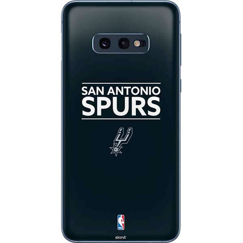 NBA San Antonio Spurs Standard - Black Galaxy S10e Skin