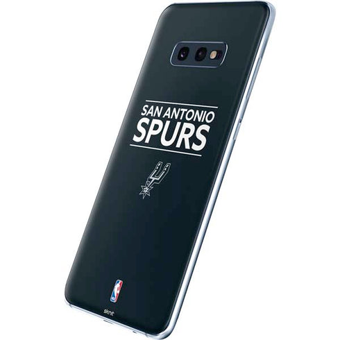 NBA San Antonio Spurs Standard - Black Galaxy S10e Skin