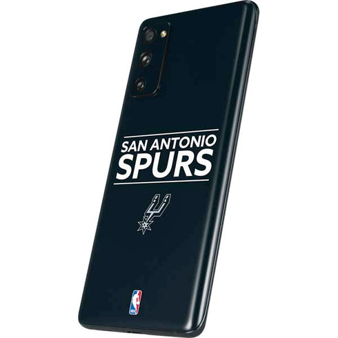NBA San Antonio Spurs Standard - Black Galaxy S20 Fan Edition Skin