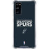 NBA San Antonio Spurs Standard - Black Galaxy S20 FE Clear Case
