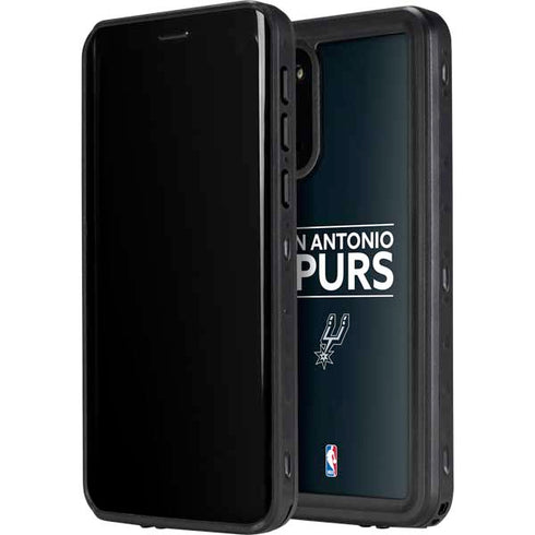NBA San Antonio Spurs Standard - Black Galaxy S20 Plus Waterproof Case