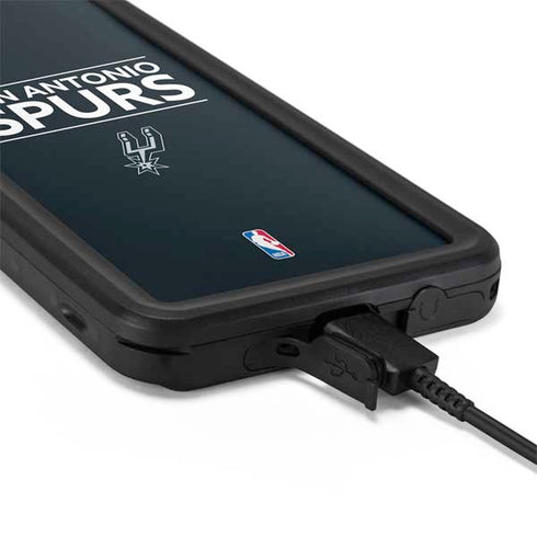 NBA San Antonio Spurs Standard - Black Galaxy S20 Plus Waterproof Case