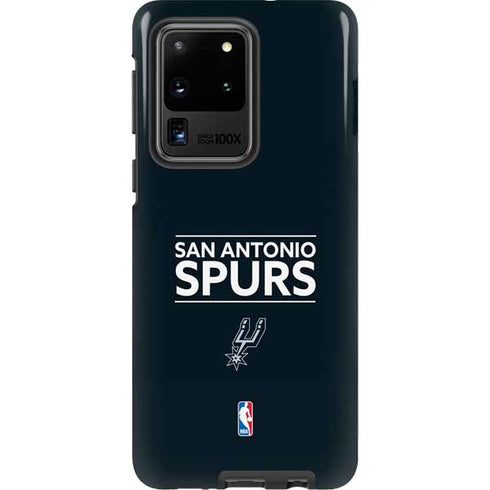 NBA San Antonio Spurs Standard - Black Galaxy S20 Ultra 5G Pro Case