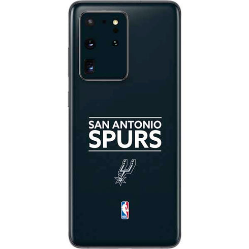 NBA San Antonio Spurs Standard - Black Galaxy S20 Ultra 5G Skin