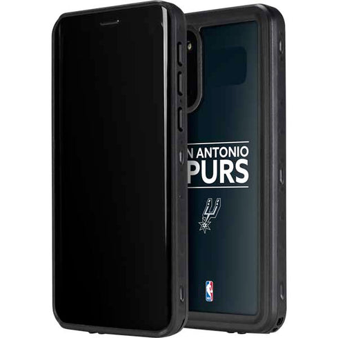 NBA San Antonio Spurs Standard - Black Galaxy S20 Waterproof Case