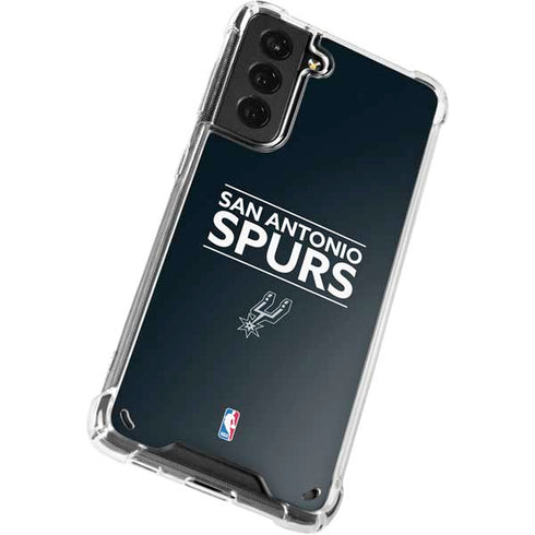 NBA San Antonio Spurs Standard - Black Galaxy S21 Plus 5G Clear Case