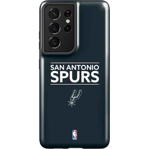 NBA San Antonio Spurs Standard - Black Galaxy S21 Ultra 5G Pro Case