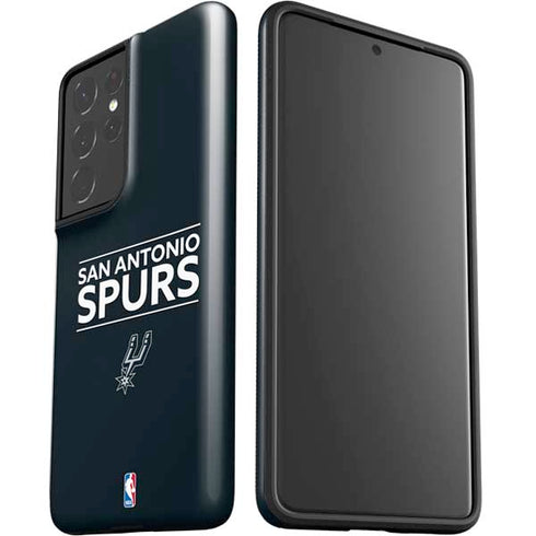 NBA San Antonio Spurs Standard - Black Galaxy S21 Ultra 5G Pro Case