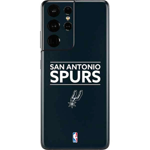 NBA San Antonio Spurs Standard - Black Galaxy S21 Ultra 5G Skin