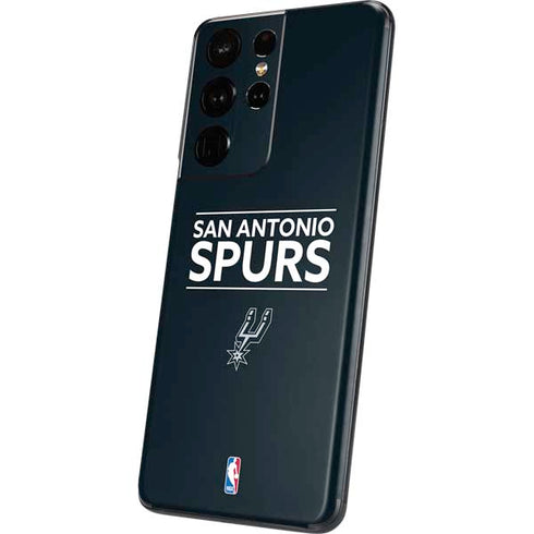 NBA San Antonio Spurs Standard - Black Galaxy S21 Ultra 5G Skin