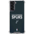 NBA San Antonio Spurs Standard - Black Galaxy S22 Clear Case