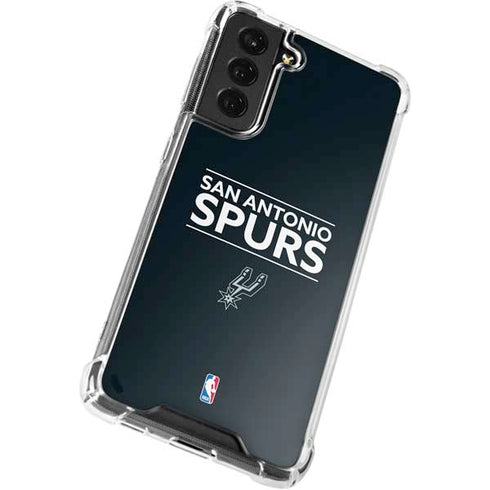 NBA San Antonio Spurs Standard - Black Galaxy S22 Plus Clear Case