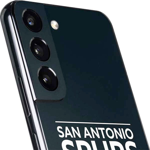 NBA San Antonio Spurs Standard - Black Galaxy S22 Plus Skin