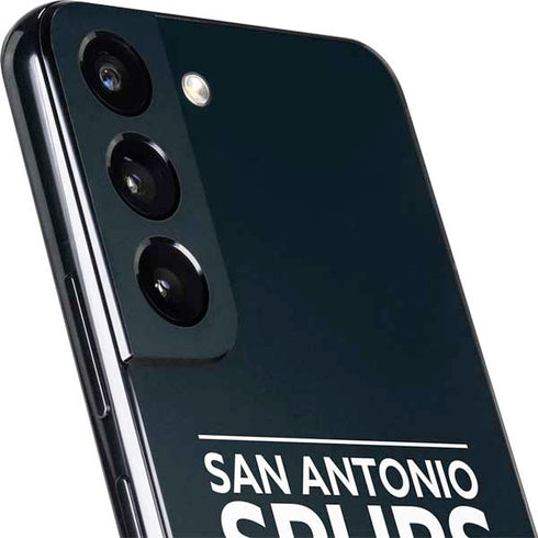 NBA San Antonio Spurs Standard - Black Galaxy S22 Skin