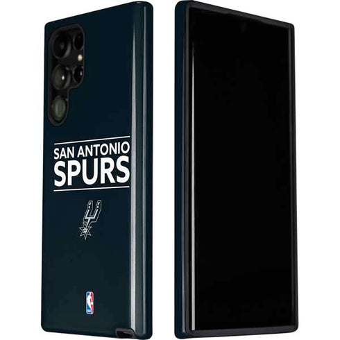 NBA San Antonio Spurs Standard - Black Galaxy S22 Ultra Pro Case