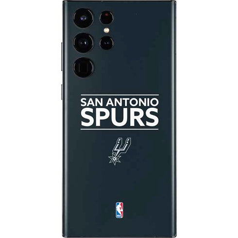 NBA San Antonio Spurs Standard - Black Galaxy S22 Ultra Skin