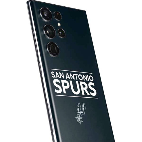NBA San Antonio Spurs Standard - Black Galaxy S22 Ultra Skin