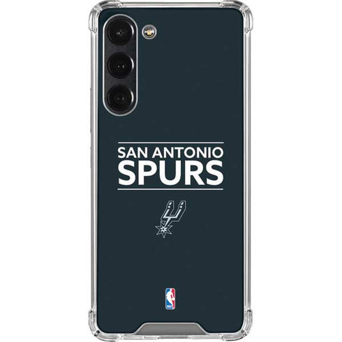 NBA San Antonio Spurs Standard - Black Galaxy S23 Plus Clear Case