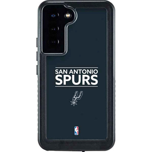 NBA San Antonio Spurs Standard - Black Galaxy S23 Plus Waterproof Case