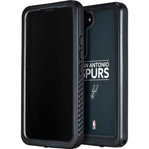 NBA San Antonio Spurs Standard - Black Galaxy S23 Plus Waterproof Case
