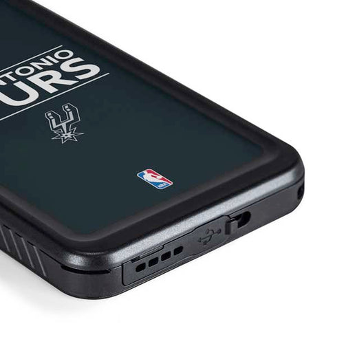 NBA San Antonio Spurs Standard - Black Galaxy S23 Plus Waterproof Case