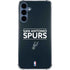 NBA San Antonio Spurs Standard - Black Galaxy S24 Clear Case